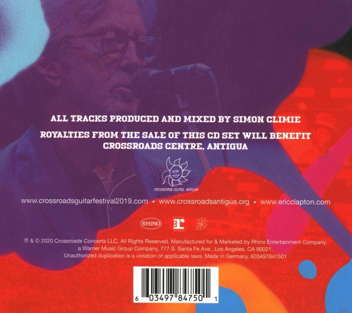 Eric Clapton Eric Claptons Crossroads Guitar Festival 2019 (Live) : Back